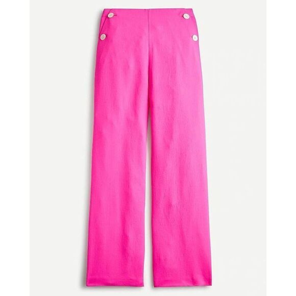 J. Crew Wide-leg sailor pant in triple dobby 4 - Picture 1 of 10
